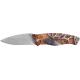 AUSONIA COLTELLO TASCA LAMA INOX MANICO CERVO 18CM