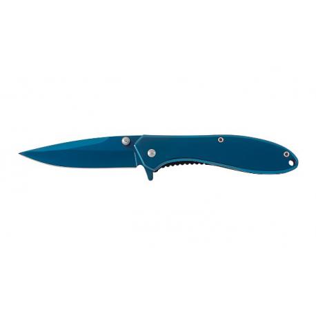 AUSONIA COLTELLO TASCA LAMA INOX MAN INOX BLU 17.5CM