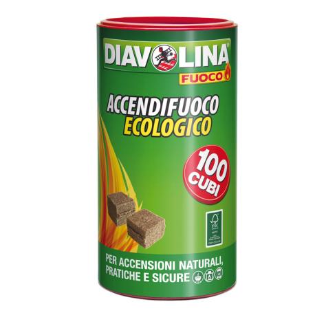 DIAVOLINA ACCENDIFUOCO ECOLOGICO 100 CUB