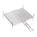 GRIGLIA INOX TONDINO C/PIED CM 40X35