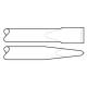 ATLAS SCALPELLO PIANO ATLAS 3085-0230 12.7X12.7MM 3085-0230