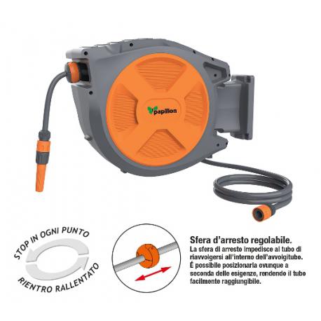 PAPILLON AVVOLGITUBO MUR AUT C/LANCIA+TUBO RAC 1/2X20M