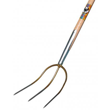 PAPILLON FORCA SERIE ORO 3 DENTI C/MANICO - 3 denti