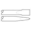 ATLAS SCALPELLO PIANO ATLAS 3085-0230 12.7X12.7MM 3085-0230