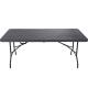 PAPILLON TAVOLO CHIUD HAPPY ACC-POLY NERO 180X75X72