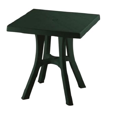 TAVOLO NILO RESINA 79X79XH72 VERDE