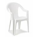 SEDIA MONOBLOCCO ISCHIA SIMILRATTAN BIANCO