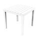 TAVOLO SIMILWOOD BALI 78X78XH72 BIANCO