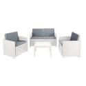 SALOTTINO SIMILRATTAN AKITA 2POLTR+TAV BIA