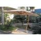 PAPILLON OMBRELLONE QUAD SBRAC ALU LEGNO ALICANTE 3X3M