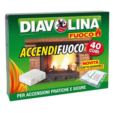 DIAVOLINA ACCENDIFUOCO 40 CUBETTI
