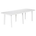 PANCHINA RESINA BIANCA ORCHIDEA CM 145X49XH74