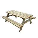 PAPILLON TAVOLO PICNIC LEGNO TEO200 40MM 200X148XH70CM