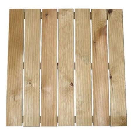 PAPILLON PEDANA ZIGRINATA LEGNO 50X50X3,2CM