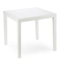 TAVOLO SIMILRATTAN KING 79X79XH72 BIANCO