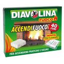 DIAVOLINA DIAVOLINA ACCENDIFUOCO 40 CUBETTI