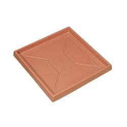 SOTTOVASO QUADRO TERRACOTTA DA 40 - per vaso cod.09337