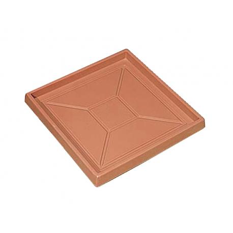 SOTTOVASO QUADRO TERRACOTTA DA 40 - per vaso cod.09337