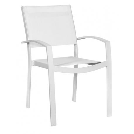 PAPILLON SEDIA ALL/TEXTILENE CHIANCA C/BRAC BIANCO