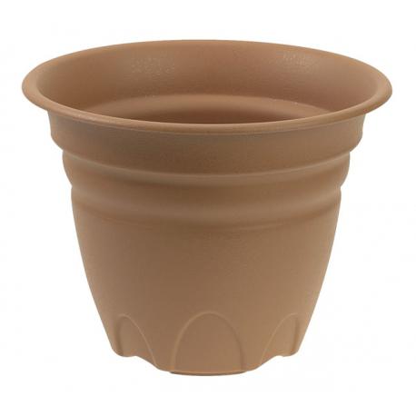 TONTARELLI VASO TONDO TULLIPAN GRIGIO 40CM