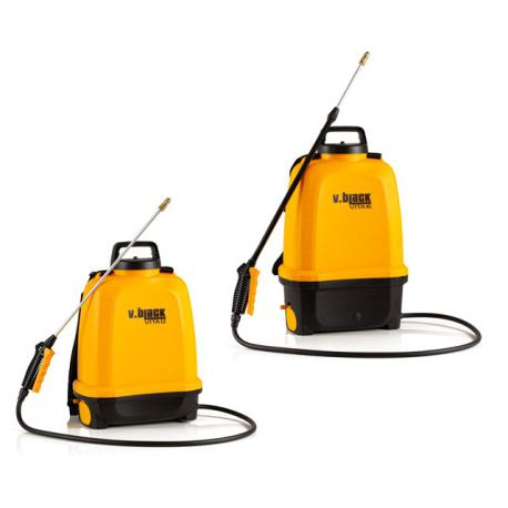 VOLPI POMPA SPALLA B/LITIO V BLACK VITA 16L