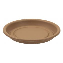 TONTARELLI SOTTOVASO TONDO TULLIPAN MARRONE X VASO 40CM