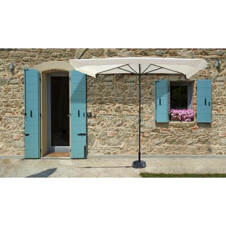 PAPILLON OMBRELLONE QUAD SBRAC ALU LEGNO ALICANTE 3X3M