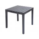 TAVOLO SIMILWOOD BALI 78X78XH72 ANTRACITE