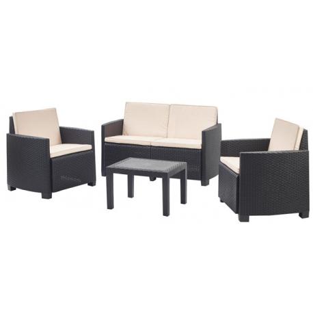 SALOTTO SIMILRATTAN ARENA DIV+2POL+TAV ANTRAC