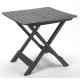 TAVOLO TEVERE PIEGHEVOLE 79X72XH70 ANTRACITE
