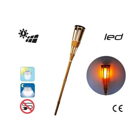 PAPILLON TORCIA BAMBOO LED SOLARE H120CM - 30 lumen