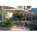 PAPILLON OMBRELLONE QUAD SBRAC ALU LEGNO ALICANTE 3X3M