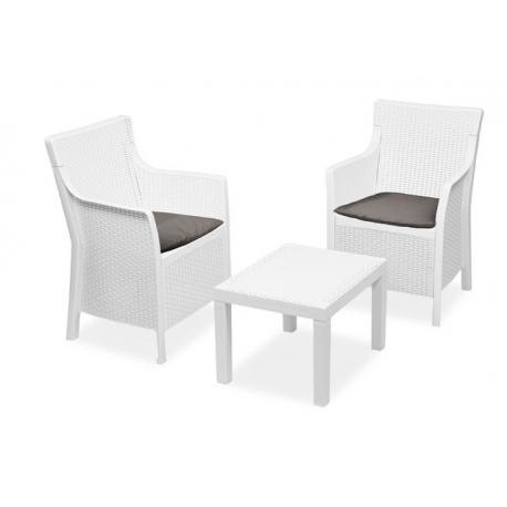 SALOTTINO SIMILRAT MAGNOLIA 2POLTR+TAV BIANCO