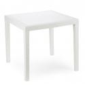 TAVOLO SIMILRATTAN KING 79X79XH72 BIANCO