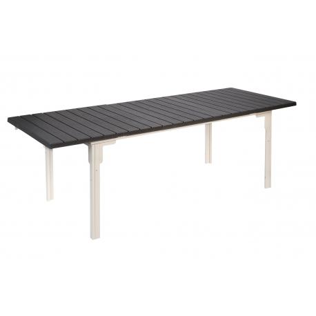 PAPILLON TAVOLO STINTINO ALLUNG BIA-GRIG 180/240X90X76