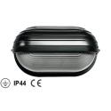PAPILLON PLAFONIERA MINI PALPEBRA OVALE NERA IP44
