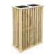 PAPILLON #FIORIERA VERTIC LEGNO 2VASCA 32X62XH85CM