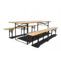 PAPILLON TAVOLO BIRRA ABETE 3GAMB 45KG 27MM 220X80XH77