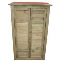 PAPILLON ARMADIETTO LEGNO 3 MENSOLE 98X45XH163CM
