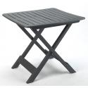 TAVOLO TEVERE PIEGHEVOLE 79X72XH70 ANTRACITE