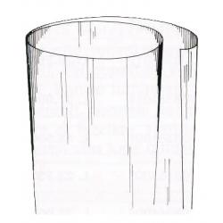 STRISCIA PVC KRISTAL TRASP 50X0.4MT 4MM