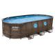 BESTWAY PISCINA OVAL RATTAN 13430L 549X274X122 56716