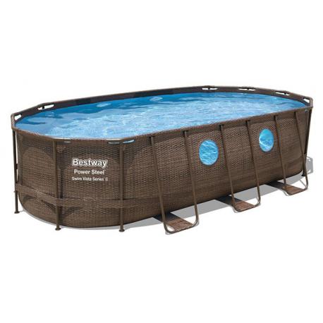BESTWAY PISCINA OVAL RATTAN 13430L 549X274X122 56716