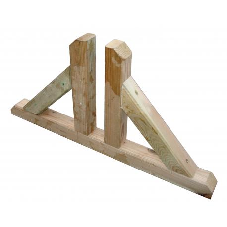 PAPILLON PIEDINO DOPPIO SOSTEGNO X PANNELLI LEGNO