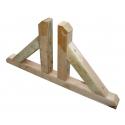 PAPILLON PIEDINO DOPPIO SOSTEGNO X PANNELLI LEGNO