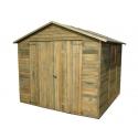 PAPILLON CASETTA LEGNO DOP PORTA/FINES 279X253XH235CM