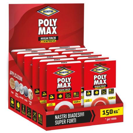 BOSTIK BOSTIK NASTRO HIGH TACK BIANCO MM19X1.5M
