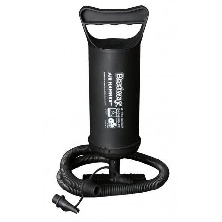 BESTWAY POMPA MANUALE AIR HAMMER C/ADATTATORI 850ML