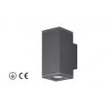 PAPILLON FARETTO MURO GLAMOUR DUO NERO GU10 IP65