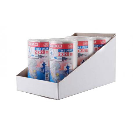 FOGLIA POLITENE 80MY TRASPARENTE 2X20M